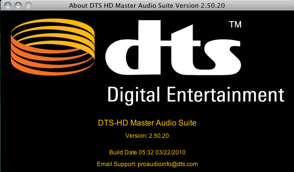 скачать DTS-HD Master Audio Suite 2.50.20 на компьютер торрент