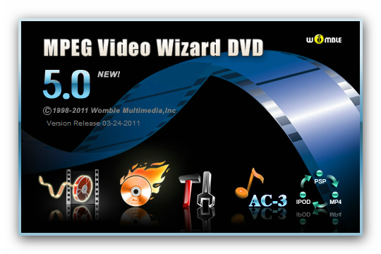 скачать Womble MPEG Video Wizard DVD 5.0.1.100 Portable на компьютер торрент
